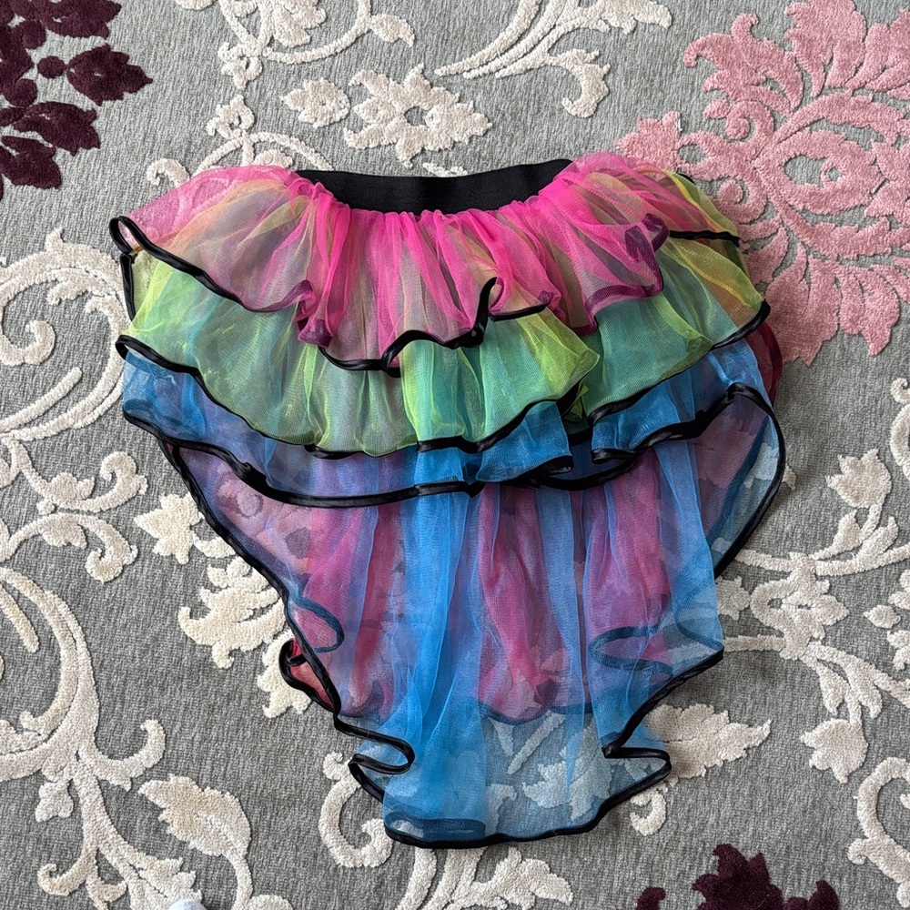 Tiered Colorful Ruffled Kids Tutu